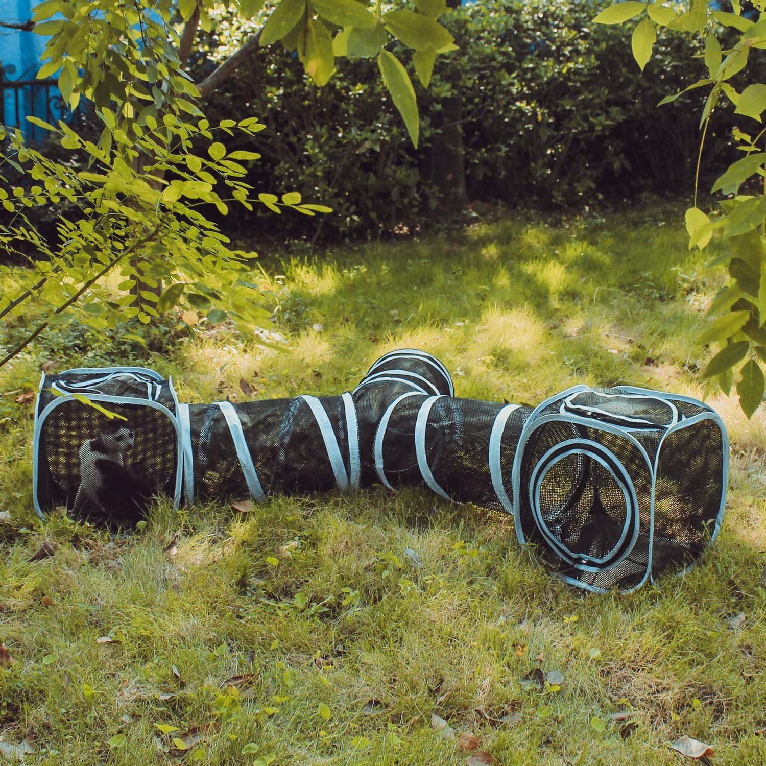 Cat Cube and 3-Way Tunnel Play Set