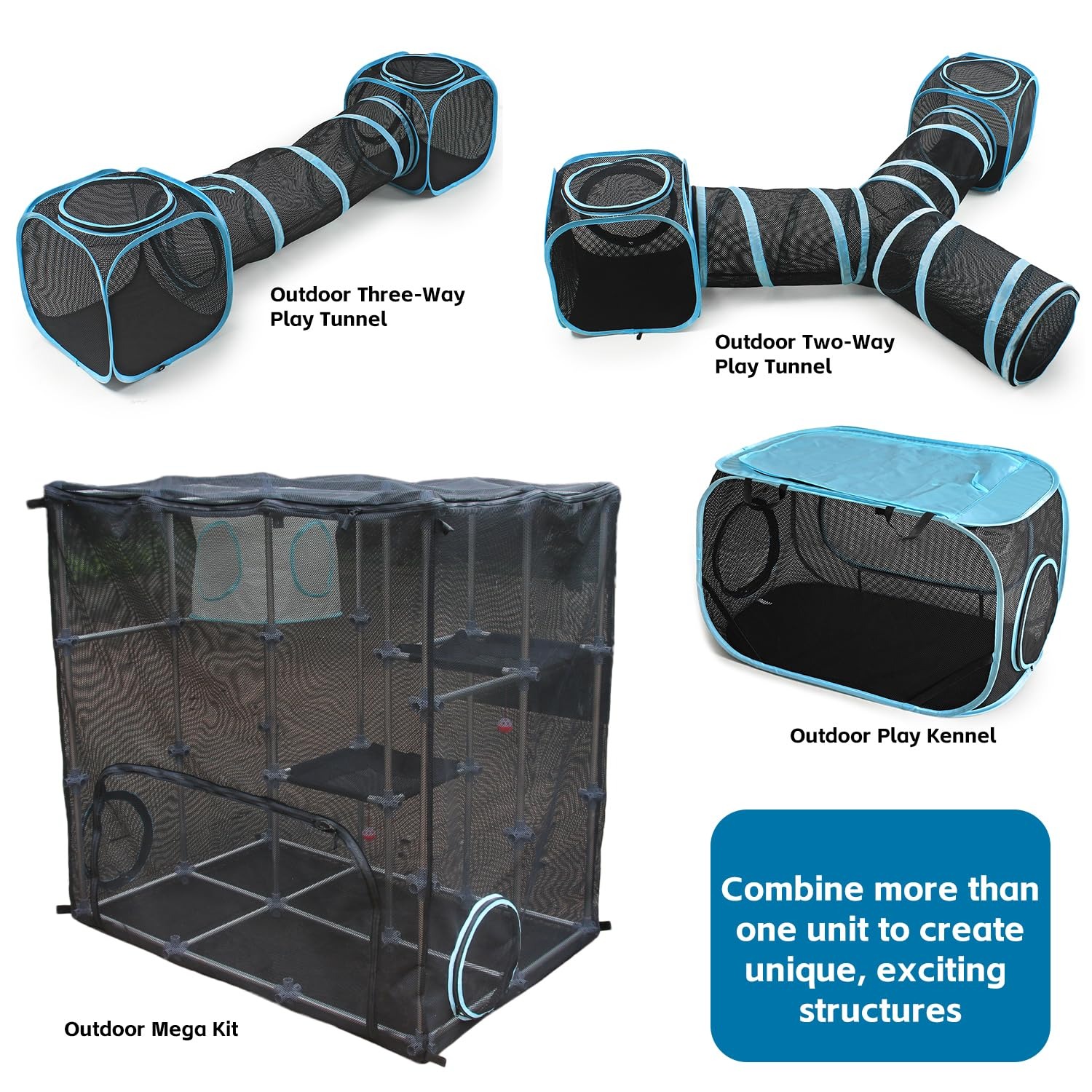 Modular Catio Mega Kit Outdoor Cat Enclosure: image 4